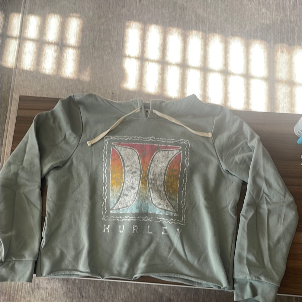 Hurley Graphic Sweatshirt in Green
